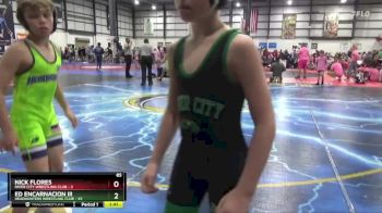 90 lbs Round 1 (4 Team) - Hunter Herz, HEADHUNTERS WRESTLING CLUB vs Hudson Byers, RIVER CITY WRESTLING CLUB