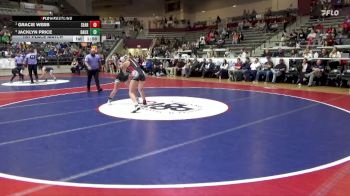 5A 110 lbs 1st Place Match - Gracie Webb, Searcy vs Jacklyn Price, Bauxite