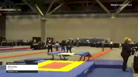 Olive Clay - Double Mini Trampoline, Gymagic - 2021 USA Gymnastics Championships