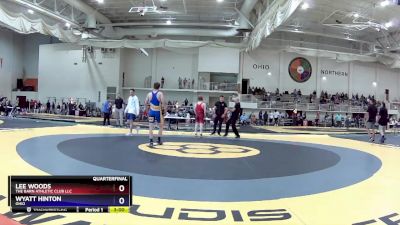 138 lbs Quarterfinal - Lee Woods, The Barn Athletic Club LLC vs Wyatt Hinton, Ohio