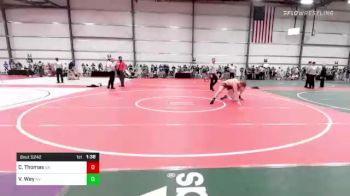 160 lbs Round Of 16 - Creed Thomas, GA vs Vandavian Way, NY