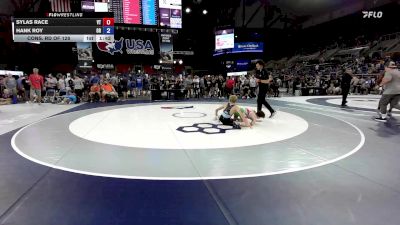 113 lbs Cons. Rd Of 128 - Sylas Race, VT vs Hank Roy, OR