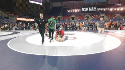 126 lbs Cons. Sub-rd Of 64 - Damian Arreola, CA vs Malachi Ortiz, FL