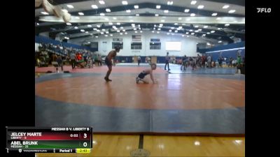 157 lbs Finals (2 Team) - Jelcey Marte, Liberty vs Abel Brunk, Messiah