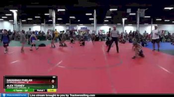 60 lbs Round 5 (8 Team) - Savannah Phelan, U2 Upstate Uprising vs Alex Tsanev, Journeyman Uprising