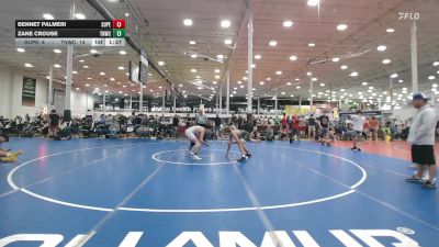 128 lbs Consi Of 4 - Bennet Palmeri, Superior Gold - HSC vs Zane Crouse, Team Nauman Silver Fox - HSC