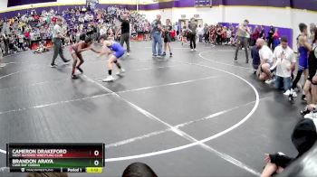 90 lbs Quarterfinal - Cameron Drakeford, West Wateree Wrestling Club vs Brandon Araya, Cane Bay Cobras