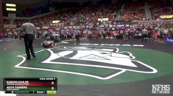 4A 126 lbs Cons. Round 3 - Karson Kahler, Meriden-Jefferson West vs Keith Sanders, Independence