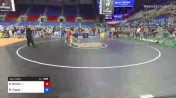 160 lbs Consi Of 4 - Robert Weston, Georgia vs Matthew Rogge, Wisconsin