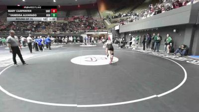 120 lbs Round Of 16 - Mary Carpenter, Santa Ynez Valley U H S vs Vanessa Alvarado, Highland (Bakersfield)