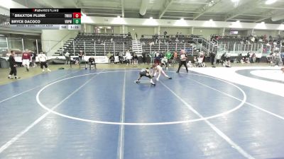 113 lbs Quarters - Braxton Plunk, Threestyle Wrestling Of Oklahoma vs Bryce Dacoco, Vasky Bros\Pitman Wrestling Club