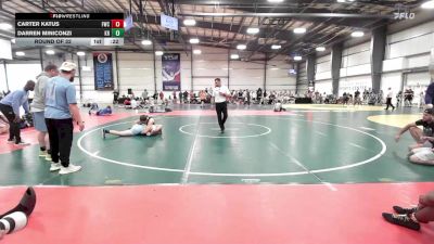 132 lbs Round Of 32 - Carter Katus, Freakztyle Wrecking Crew vs Darren Miniconzi, Kraken Black