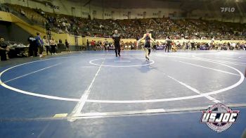 90 lbs Rr Rnd 1 - Lyric Golden, Harrah Little League Wrestling vs Alexi Ledford, Chandler Takedown Club