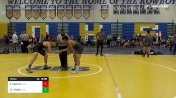 145 lbs Quarterfinal - Justin Ugarte, Barron Collier vs Gabriel Perez, Eagles