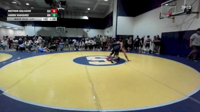 177 lbs Cons. Round 5 - Nathan Salazar, Ceasar Chavez vs Aiden Vasquez, Yucaipa Thunder Wrestling Club