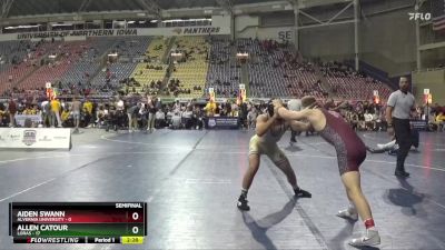 157 lbs Semis (4 Team) - Aiden Swann, Alvernia University vs Allen Catour, Loras