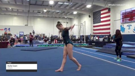 Kylie Coen - Floor, Empire - 2021 Region 3 Women's Championships