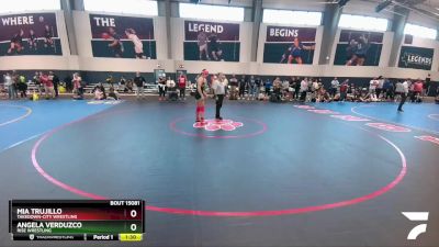 185 lbs Round 2 - Mia Trujillo, Takedown-City Wrestling vs Angela Verduzco, Rise Wrestling