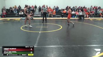 JV-3 lbs Round 3 - Kyle Van Zwol, West Marshall vs Trent Murphy, Waukon