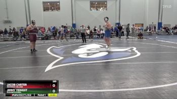 285 lbs Champ. Round 2 - Jimmy Yeingst, Elizabethtown vs Jacob Carter, Roanoke College