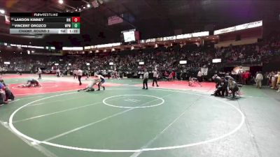 122 lbs Champ. Round 2 - Landon Kinney, RIKA vs Vincent Orozco, WPW1