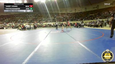 G5A-120 lbs Cons. Round 1 - Paytyn Schaefer, Cleveland-Girls vs Gabby Lozano, McLoud-Girls