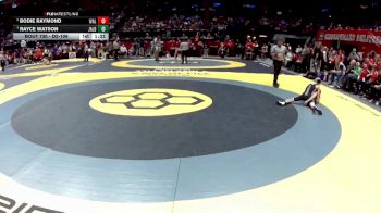D2-106 lbs Quarterfinal - Bodie Raymond, Indian Valley vs Rayce Watson, Jonathan Alder