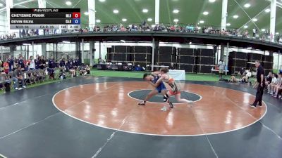 120 lbs Cheyenne Frank, Michigan Red vs Devin Silva, California Red