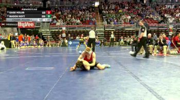 1A-165 lbs Champ. Round 1 - Gage Holub, Lisbon vs Mason Hoyt, Iowa Valley, Marengo