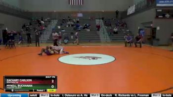 162 lbs Round 4 - Zachary Carlson, New Hope HS vs Mykell Buchanan, Madison County