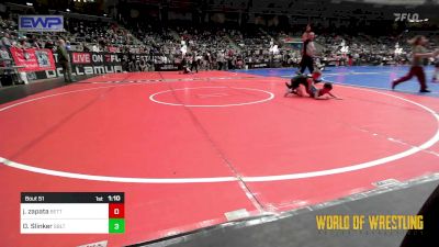 55 lbs Round Of 16 - Jeremiah Zapata, Betterman Elite vs Owen Slinker, Sebolt Wrestling Academy