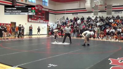 190 lbs Quarterfinal - Lohen Tank, NH/TV vs Micah Thompson, Charles City