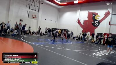 106 lbs Champ. Round 1 - Zeke Deckard, Southport Wrestling Club vs Gabriel Plunkett, Contenders Wrestling Acadamy