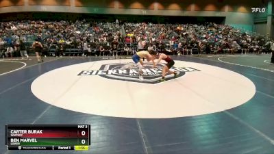 150 lbs Prelim - Carter Burak, Whitney vs Ben Marvel, Lowry