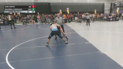 157 lbs Cons. Rd Of 32 - Maxwell Carvalho, Carrollton Thunder vs Sam Cripps, Elevate Wrestling Club