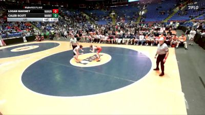 120 lbs Semis & 1st Wrestleback (8 Team) - Caleb Scott, Mahomet (M.-Seymour) vs Logan Makiney, Washington