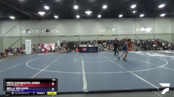 122 lbs Semis & 3rd Wb (16 Team) - Meta Xayabouth-jones, Georgia Blue vs Bella Williams, Oklahoma Red