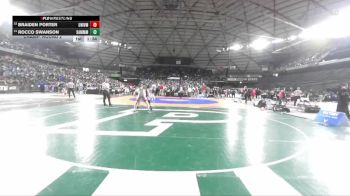 Boys 3A 157 lbs Champ. Round 2 - Braiden Porter, University vs Rocco Swanson, Sammamish