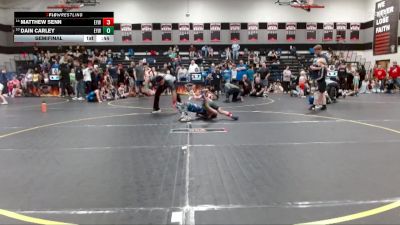 60 lbs Semifinal - Matthew Senn, Pelion Youth Wrestling vs Dain Carley, Cobra Wrestling Club