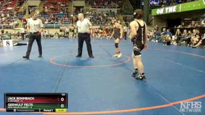 121 lbs Placement Matches - Gerwulf Felts, New Salem-Almont vs Jack Bohmbach, 5-Killdeer