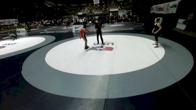 132 lbs Champ. Rd Of 16 - Kyler Stever vs Julian Palafox, Woodlake Tiger Wrestling Club