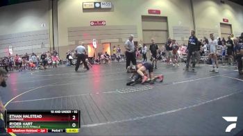 92 lbs Semifinal - Ethan Halstead, Darkhorse vs Ryder Hart, Northern Elite Pitbulls