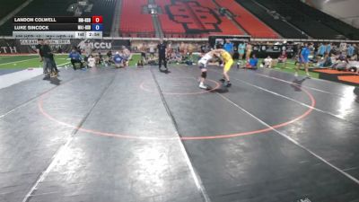 195 lbs Luke Sincock, Washington 1 HS Boys vs Landon Colwell, New Mexico HS Boys