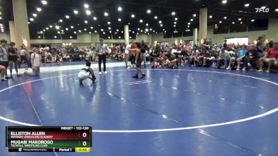 112+120 Round 1 - Mugabi Makorogo, Techfall Wrestling Club vs Elliston Allen, Refinery Wrestling Academy