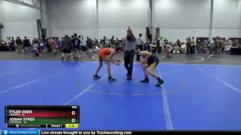 100 lbs Round 4 (8 Team) - Josiah Sykes, Cimarron vs Tyler Oden, Triumph