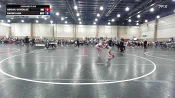 120 lbs Semifinal - Abigail Gonzalez, Miami Wrestling Club vs Naomi Luna, Mayhem Wrestling Club