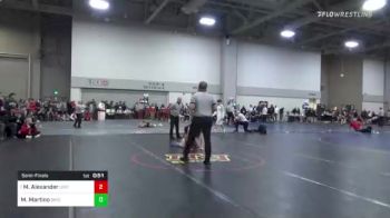 113 lbs Semifinal - Michael Alexander, Uintah vs Matthew Martino, Bishop Kelly