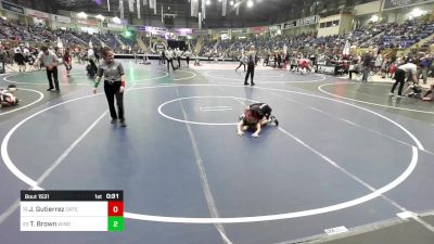 80 lbs Consi Of 8 #1 - Jonovan Gutierrez, Ortega Middle School vs Tanner Brown, Windsor