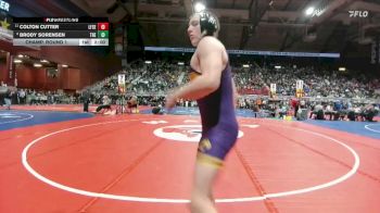 2A-175 lbs Champ. Round 1 - Colton Cutter, Lingle-Ft. Laramie/Southeast vs Brody Sorensen, Thermopolis