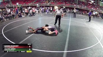 80 lbs Cons. Round 3 - Colton Asmus, Elkhorn Wrestling vs Hayden McCraney, IRONMAN WRESTLING